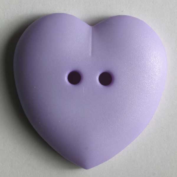 Traditional heart, light lilac 5/8''