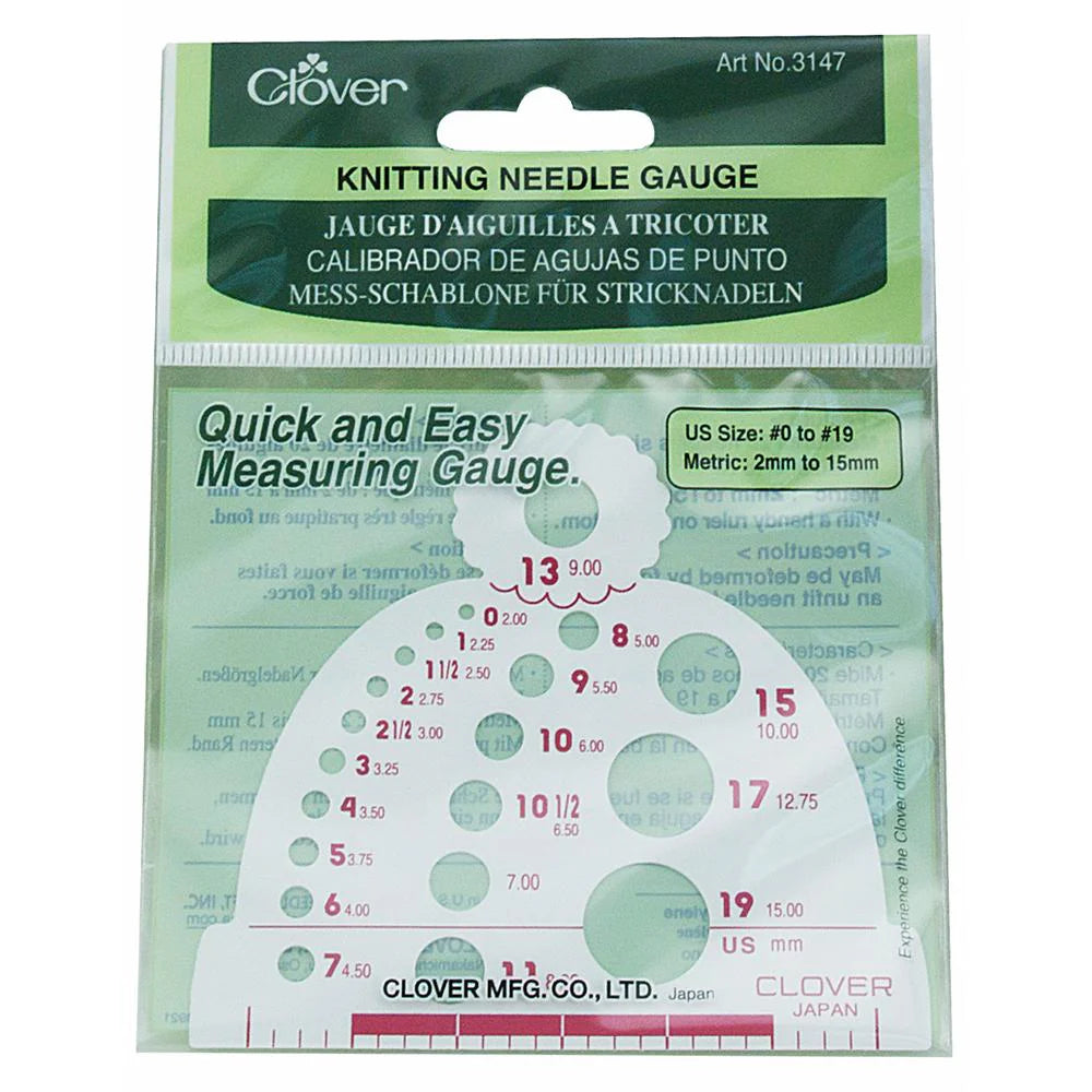 Clover - Knitting Needle Gauge