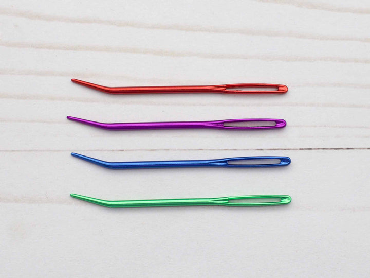 Darning Needles Bent Tip Aluminum Pack of 4