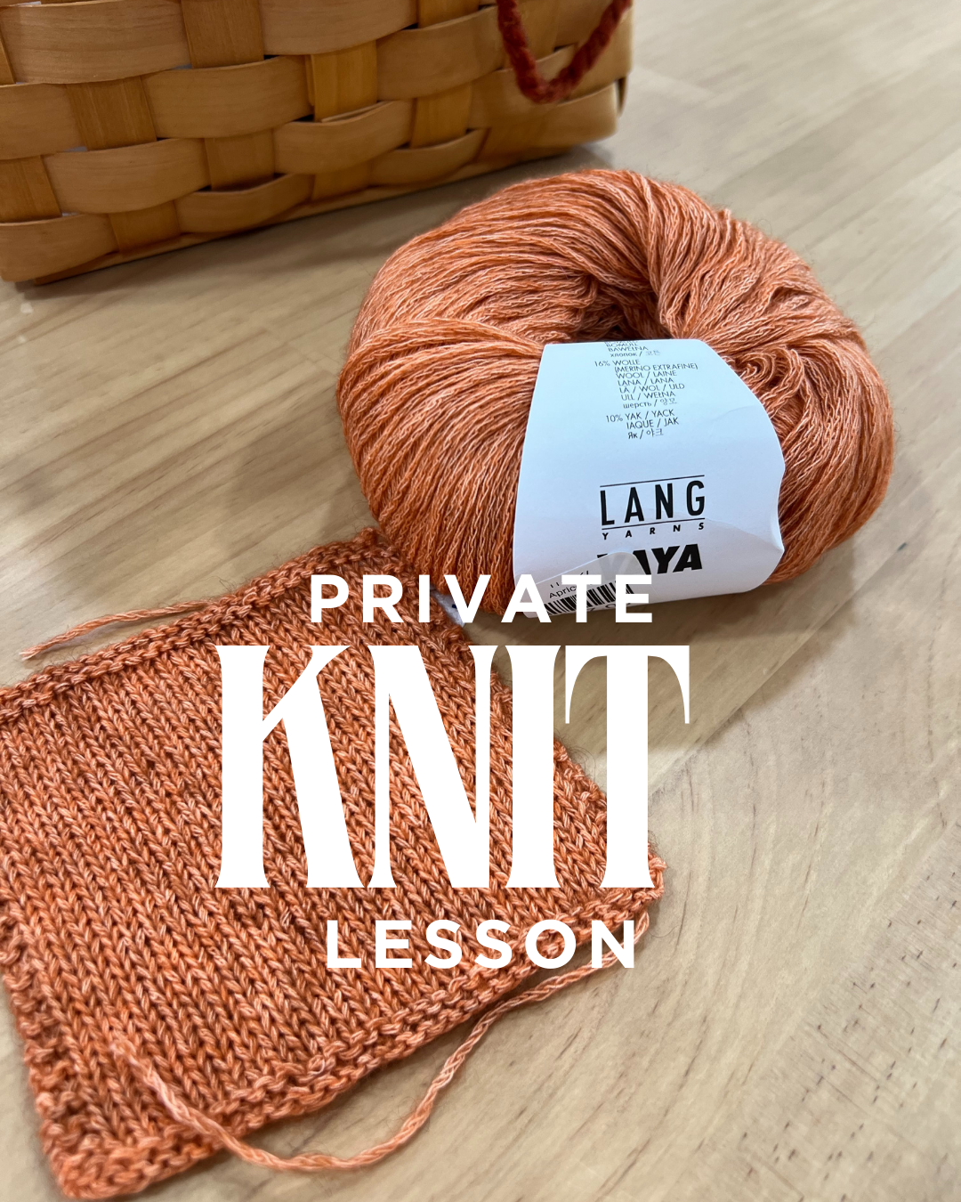 Private Knit Lesson