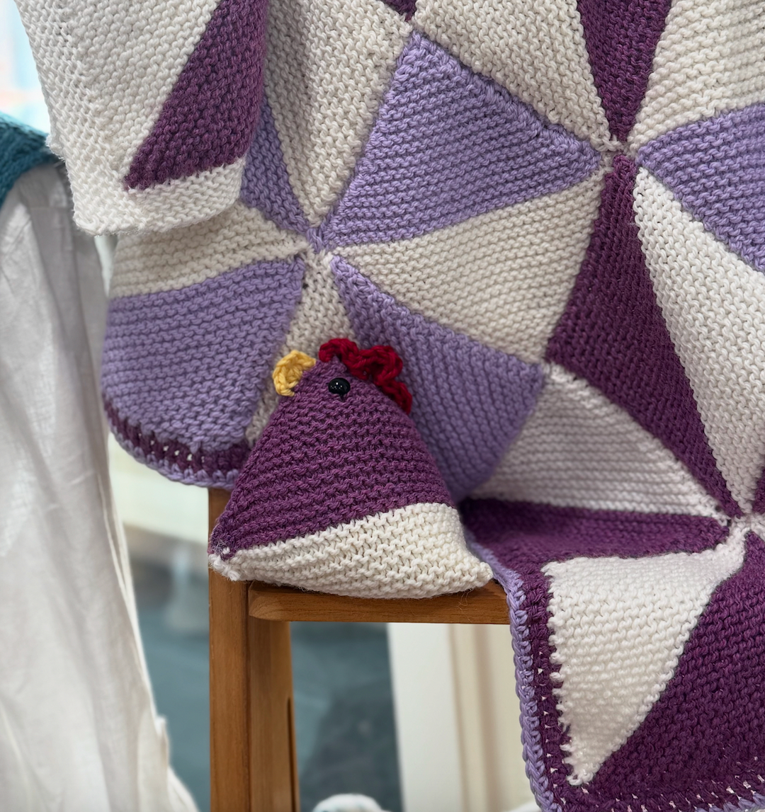 Tucked In Purple Blanket Raffle Ticket