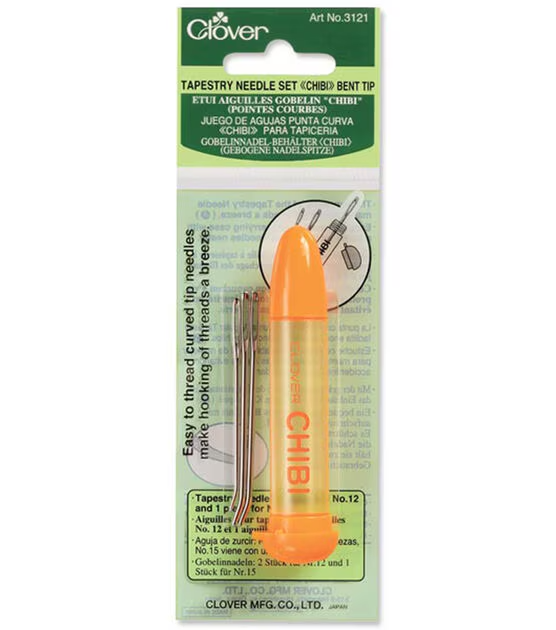 Clover - Tapestry Needle Set Chibi, Bent Tip