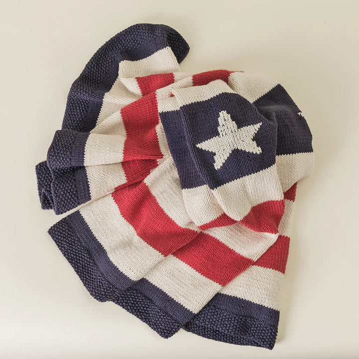 Stars & Stripes Knit Blanket Kit