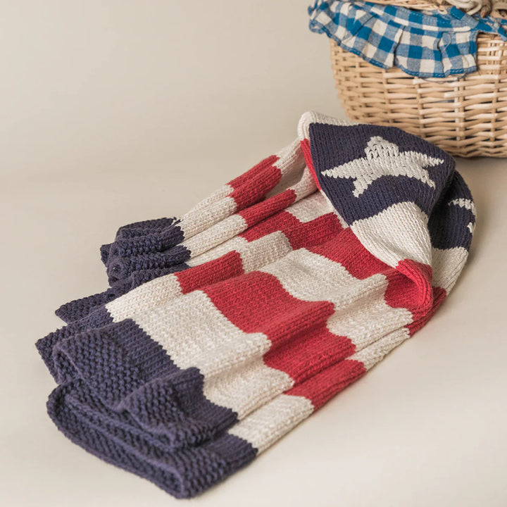 Stars & Stripes Knit Blanket Kit