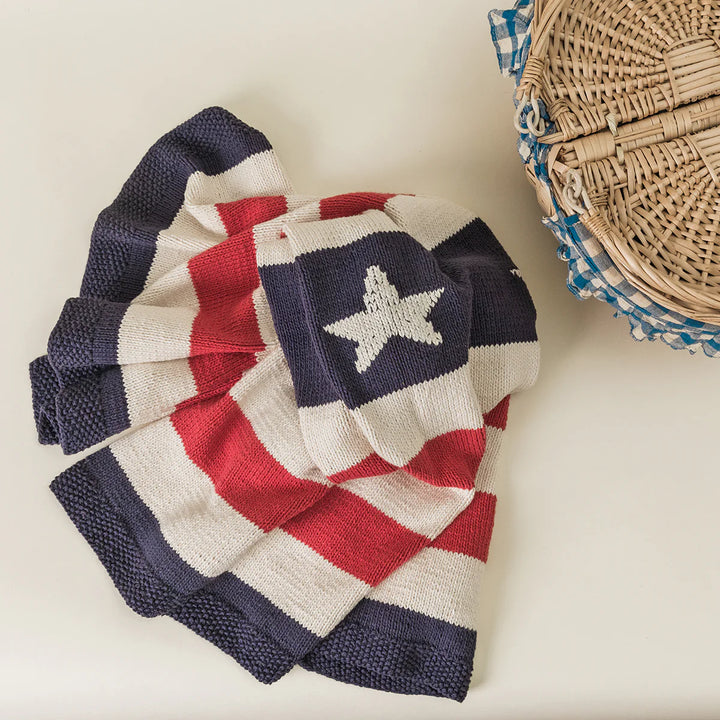 Stars & Stripes Knit Blanket Kit