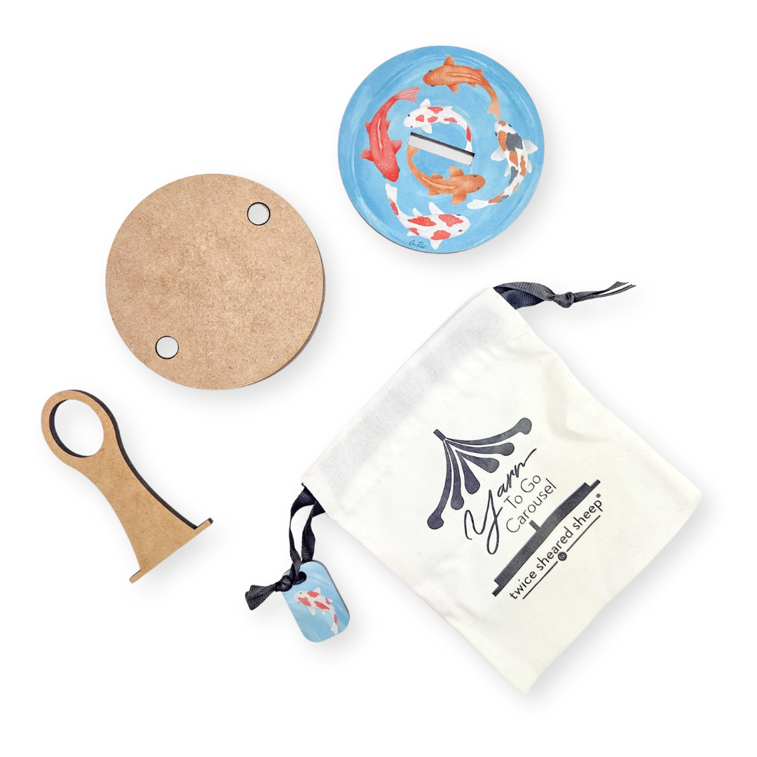 Koi Fish Yarn To Go Carousel (no wrist strap)
