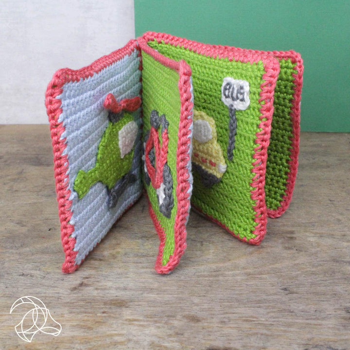 DIY Crochet Kit - Soft Book "Vehicles"