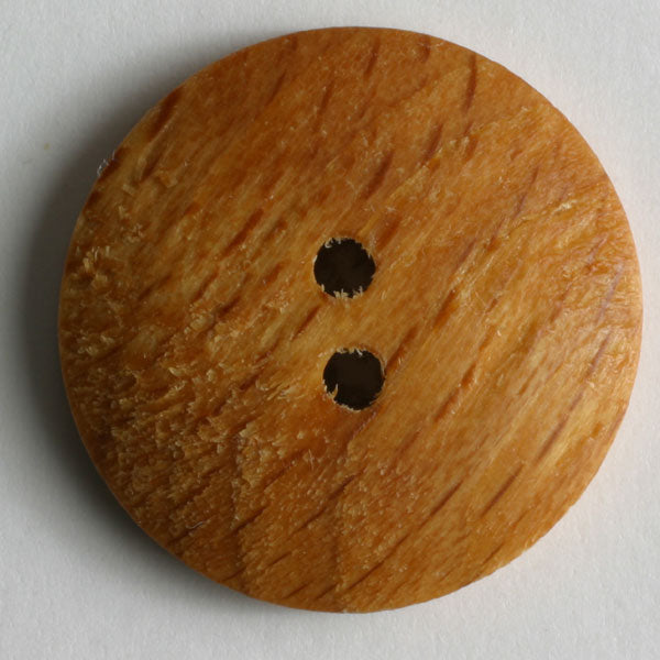 wood button brown 3