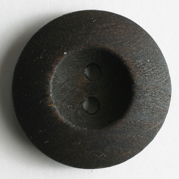 wood button brown 210