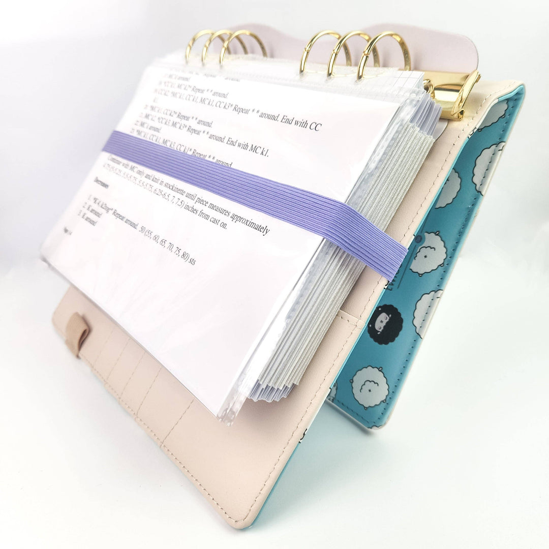 Teal Heart Project Journal Planner for Knitters &amp; Crocheters