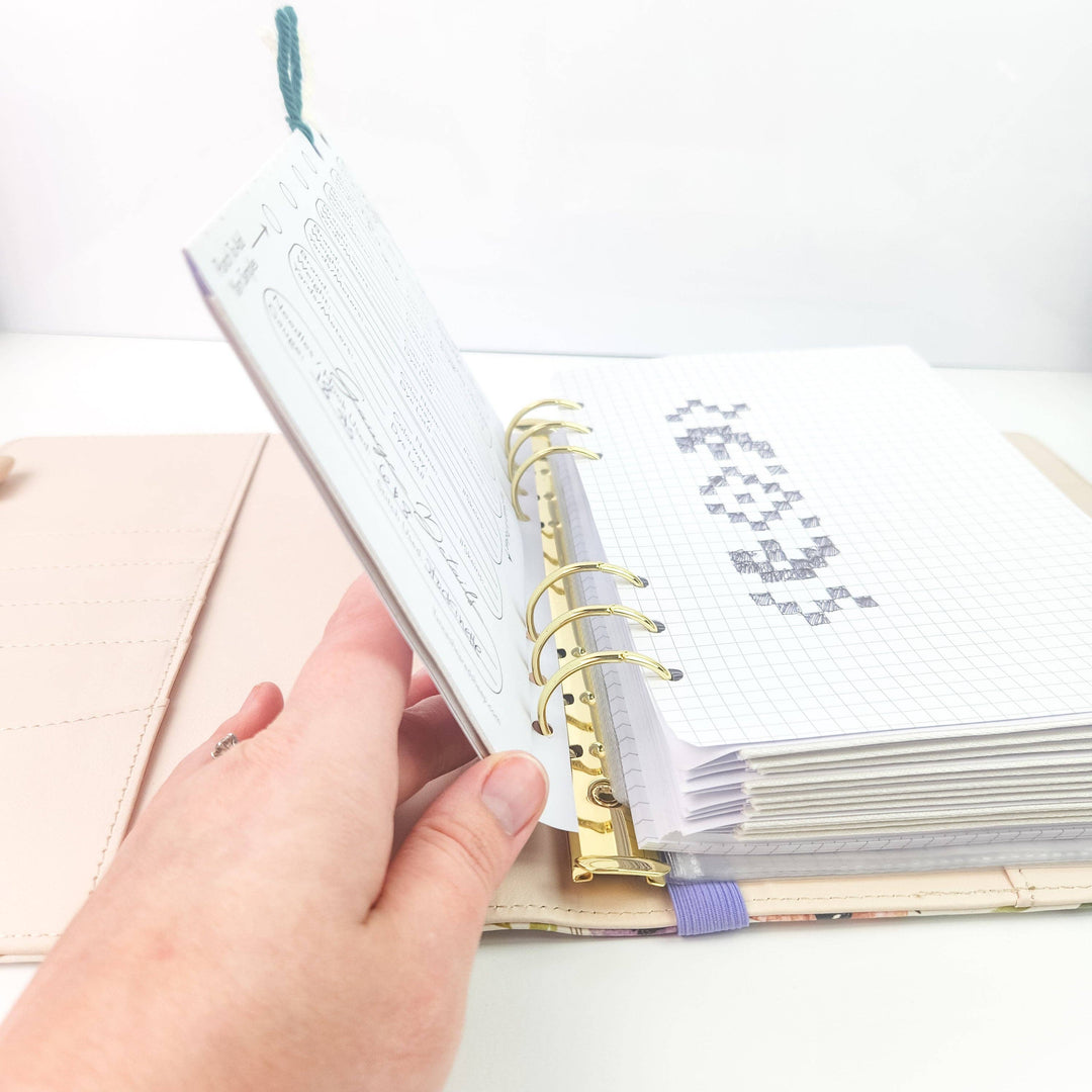 Teal Heart Project Journal Planner for Knitters &amp; Crocheters