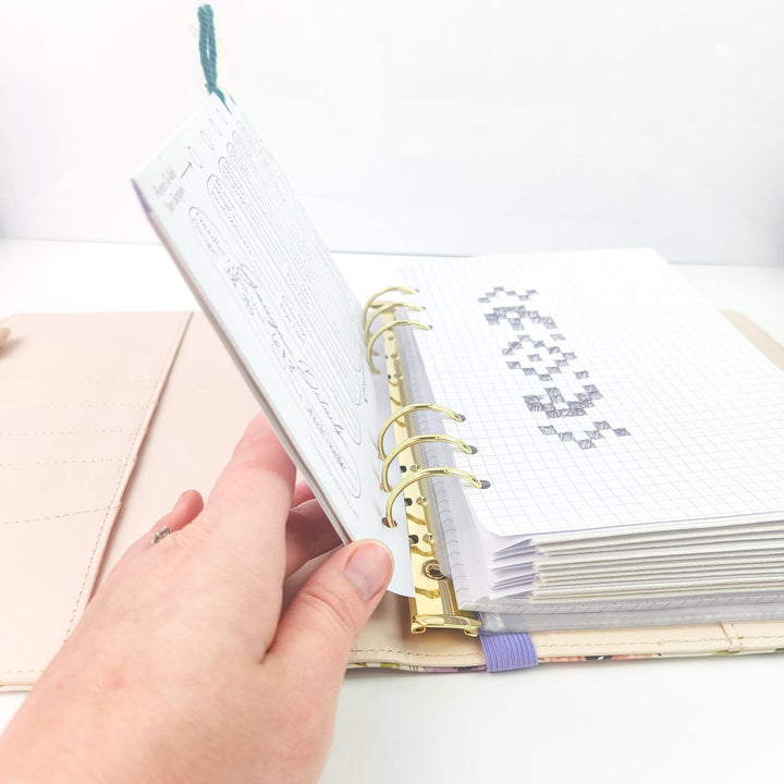 Teal Heart Project Journal Planner for Knitters &amp; Crocheters