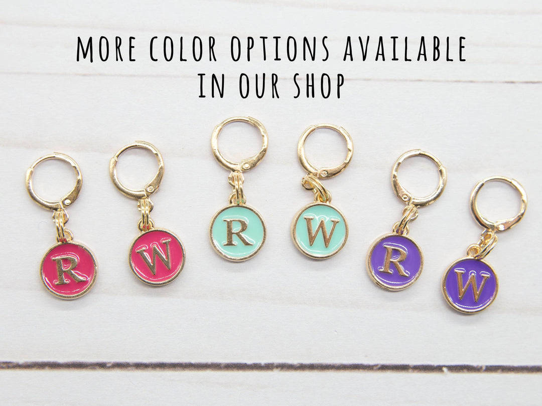 Purple Right Wrong Side | Stitch Markers