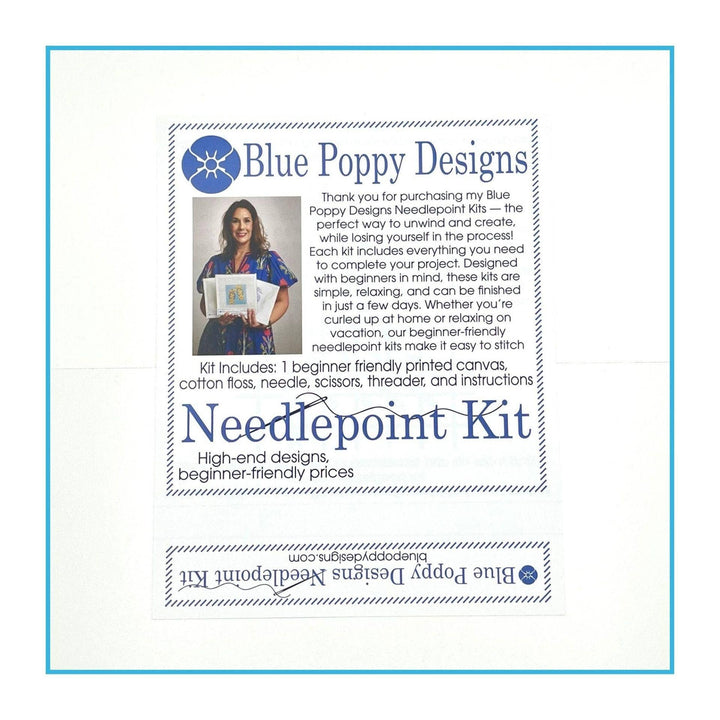 Three Pumpkins Needlepoint Design