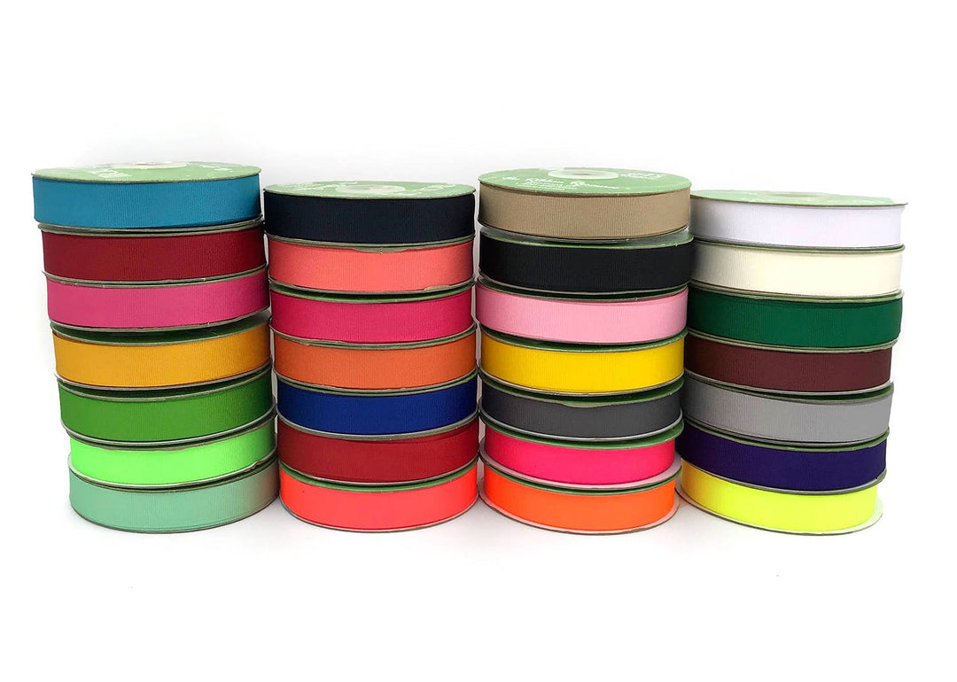 3/4" Mint Green Woven Grosgrain Ribbon