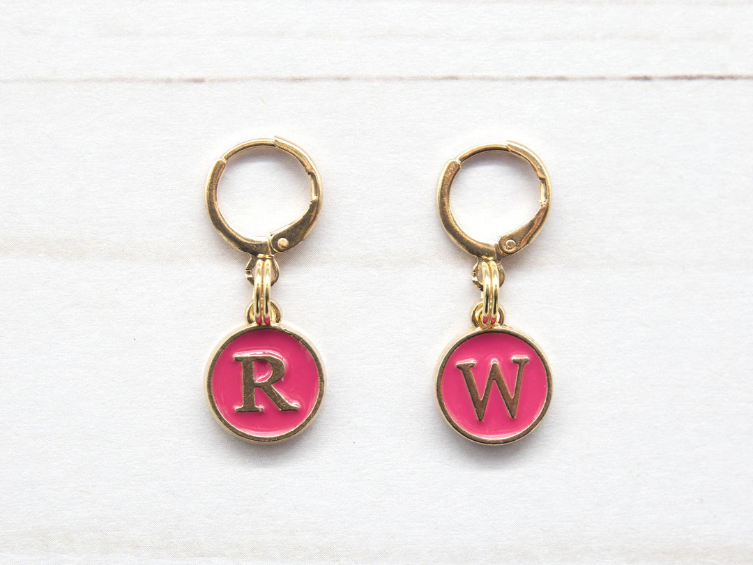 Pink Right Wrong Side | Stitch Markers