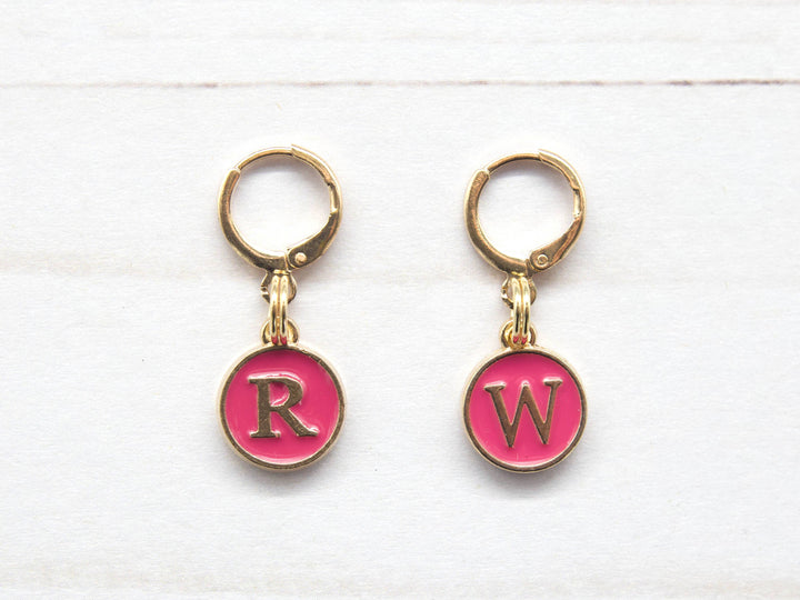 Pink Right Wrong Side | Stitch Markers