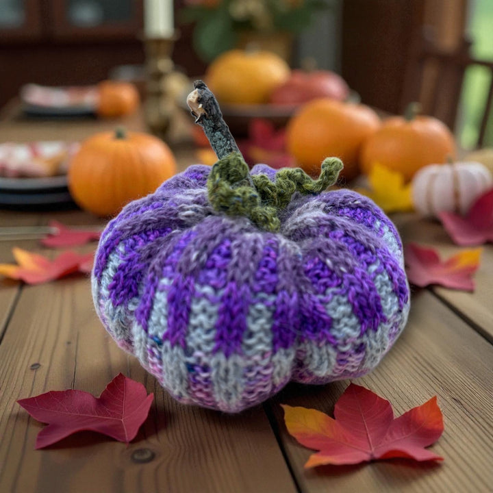 Knit a Checkerboard Pumpkin with Julia Farwell-Clay