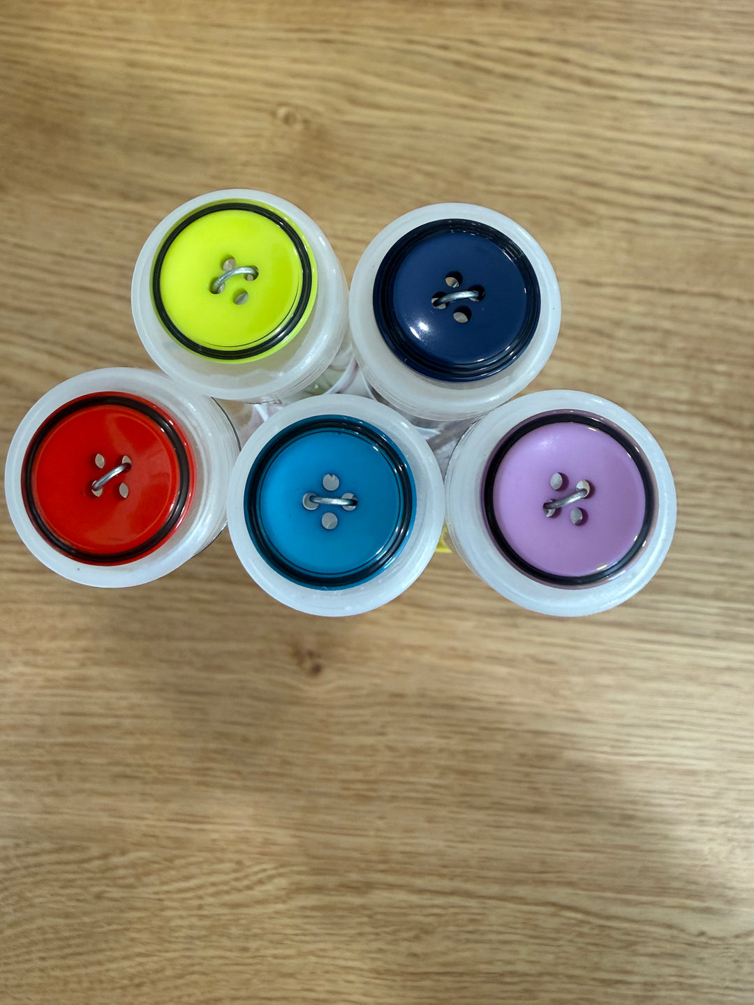 Italian Colorful Button with Boarder
