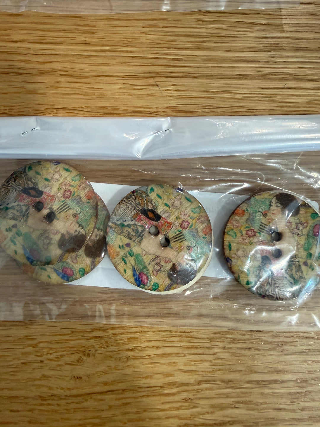 Large Wooden Button