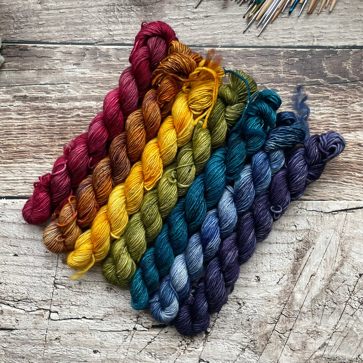 Nimble Sock Mini Skein Set by Ontheround