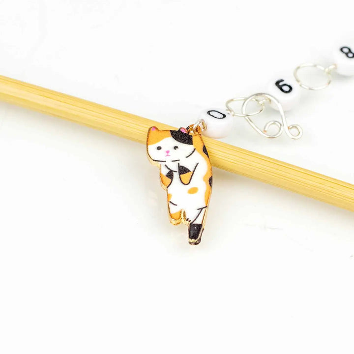 Calico Cat Row Counter - Large Straight