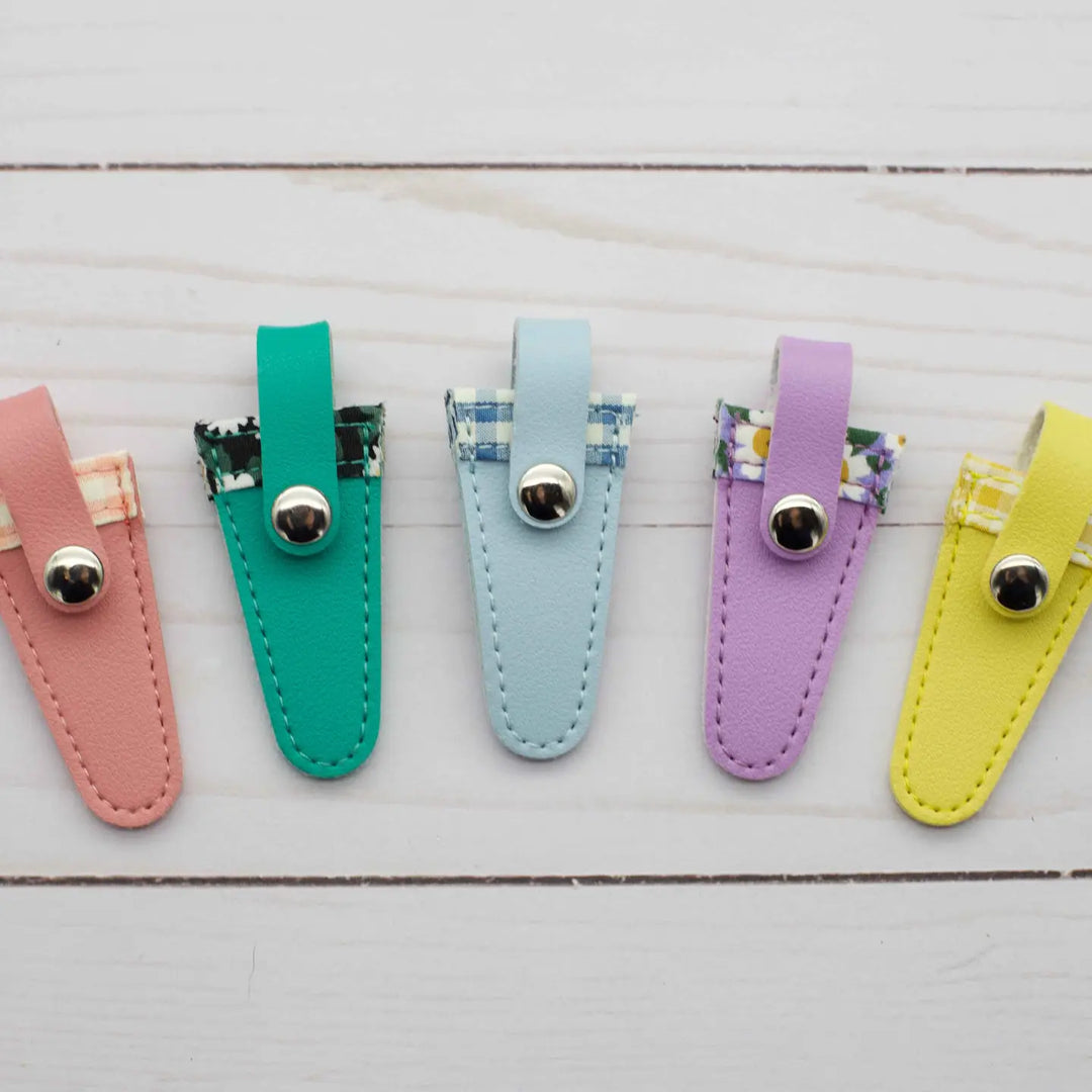 Colorful Scissors & Sheaths by Fox and Pine Stitches