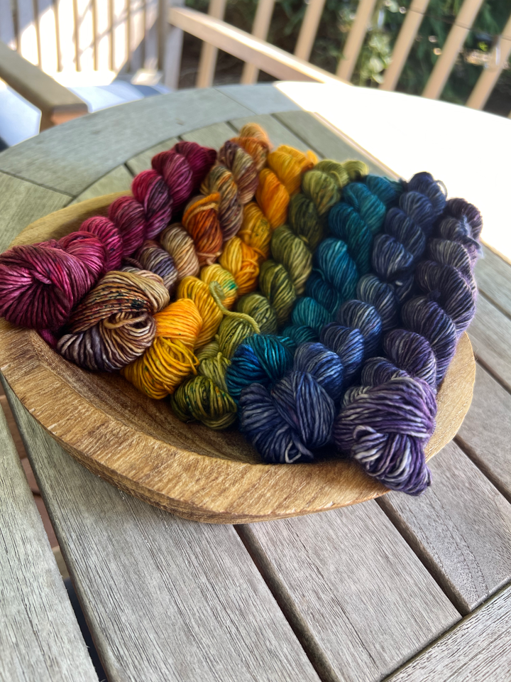 Nimble Sock Mini Skein Set by Ontheround