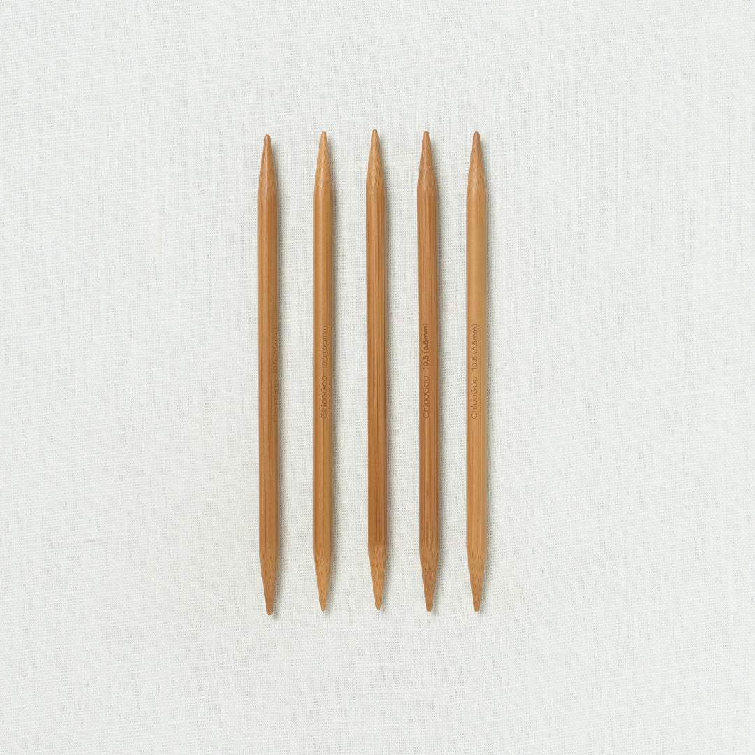 ChiaoGoo - Dark Bamboo - 6" Double Point - 1036