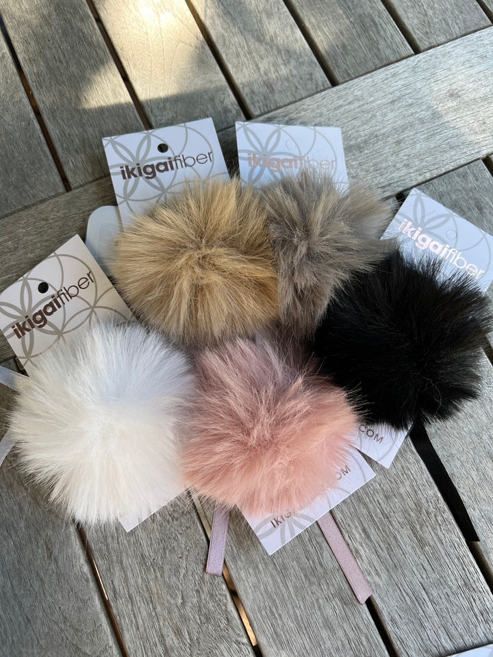 Faux Luxe Poms by Ikigai Fiber