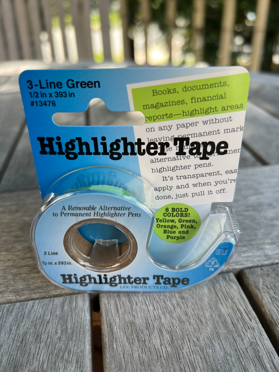 Lee Highlighter Reusable Tape 1/2" x 393"