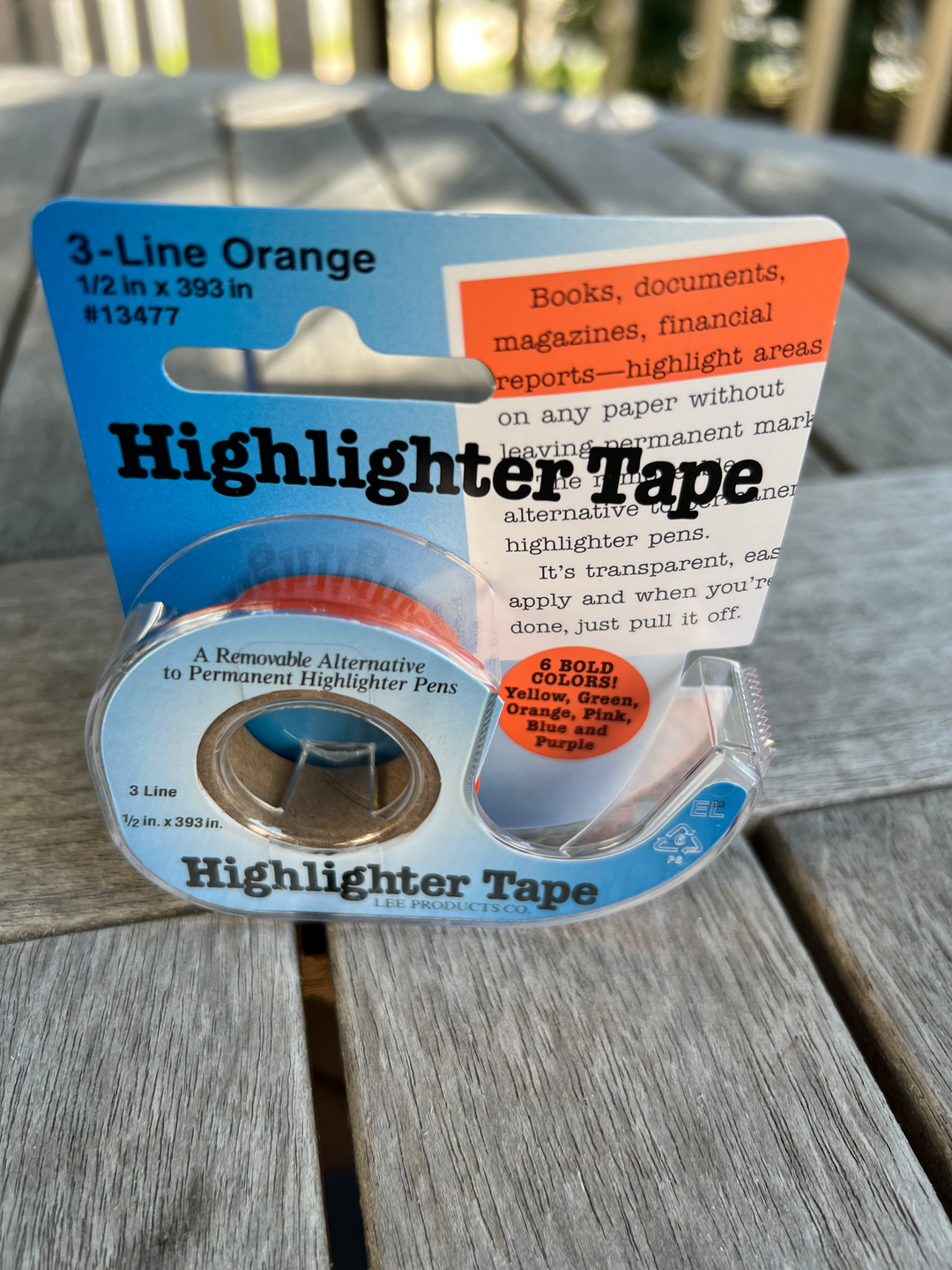 Lee Highlighter Reusable Tape 1/2" x 393"