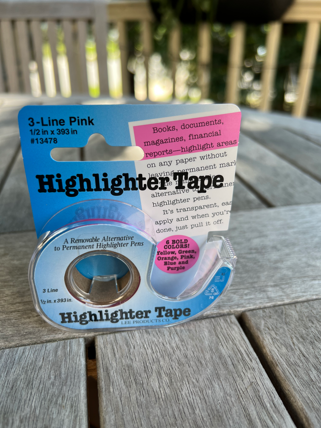 Lee Highlighter Reusable Tape 1/2" x 393"