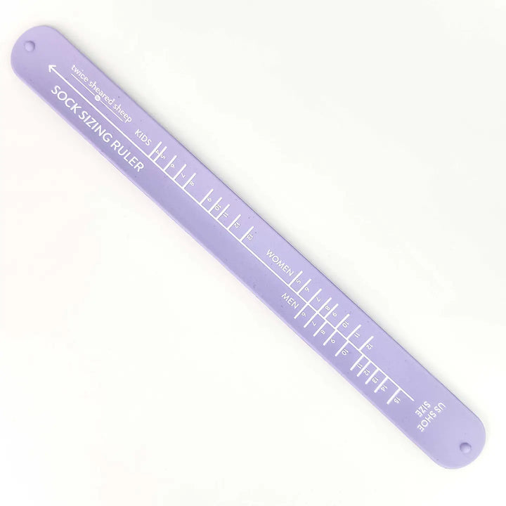 Sock Sizing Ruler - Sock Knitting Bracelet Ruler