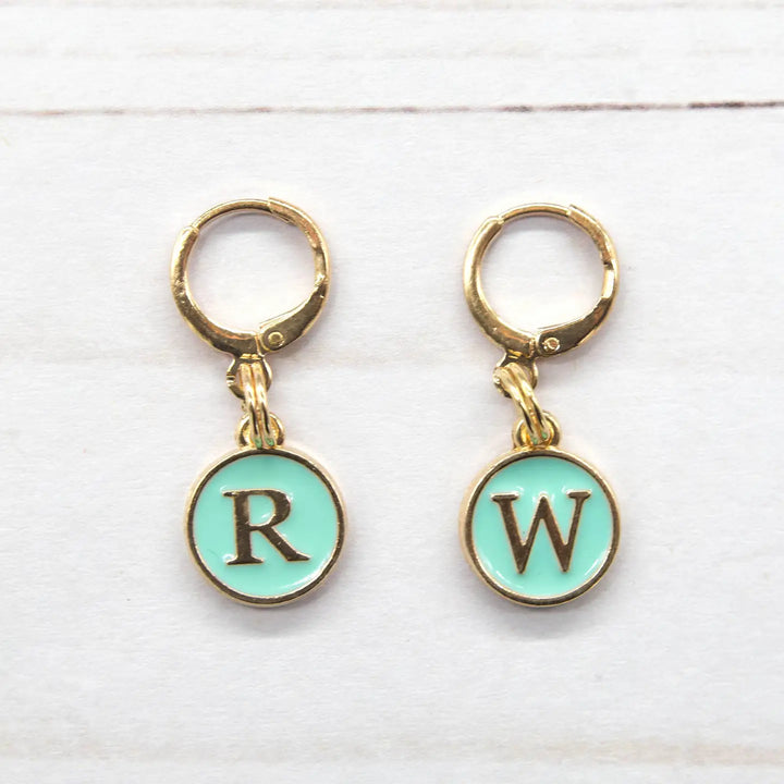 Teal Right Wrong Side | Stitch Markers Knitting Notions